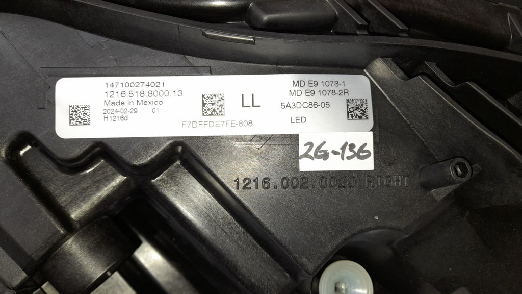 Original BMW 2 Scheinwerfer Voll LED M2 G42 G87 5A3DC86 LHD mit Steuergerät.