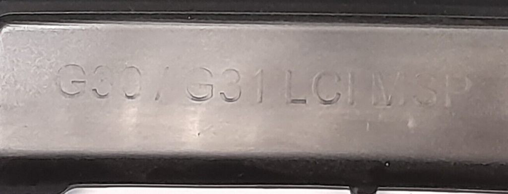 Original BMW 5er G31 LCI M Paket Stoßstange hinten 6x PDC Saphirschwarz 8098694