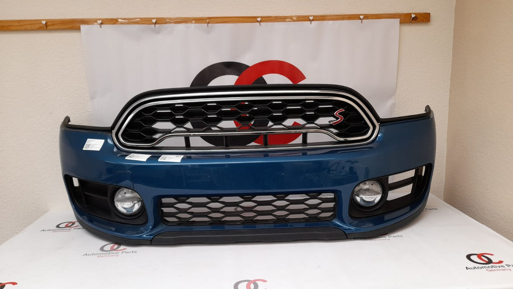Mini Countryman F60 Stoßfänger Sport vorne island blue matallic, Stoßstange