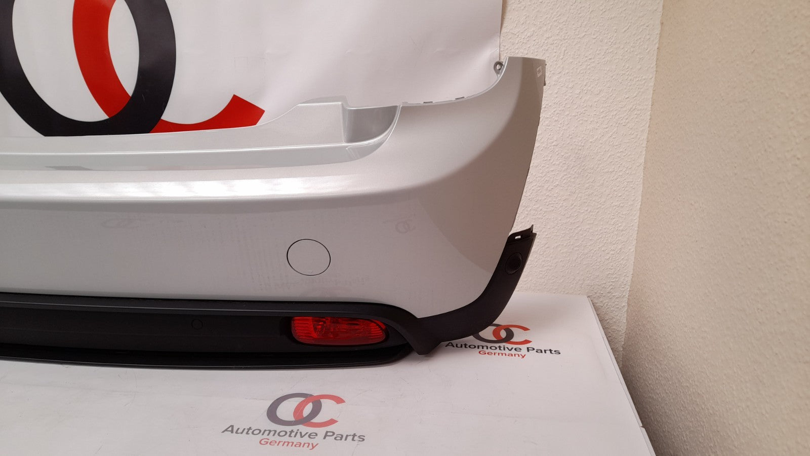 Mini Cabriolet F57 Stoßfänger hinten 2XPDC white-silver metallic 7380009 bumper