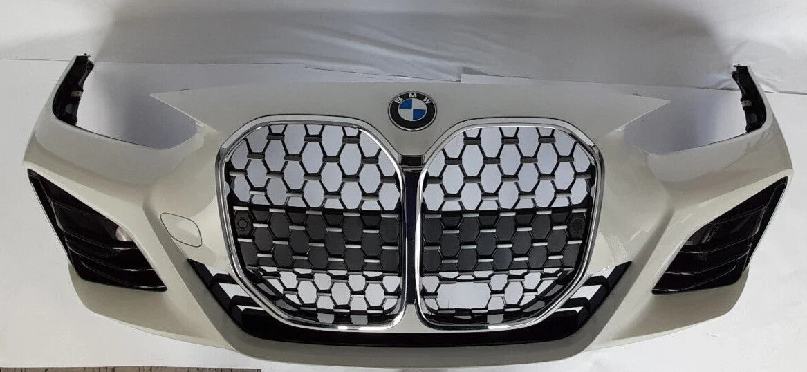 Orginal BMW 4er G22 G23 Mpaket  Stoßstange vorne  Front bumper Alpinweiss