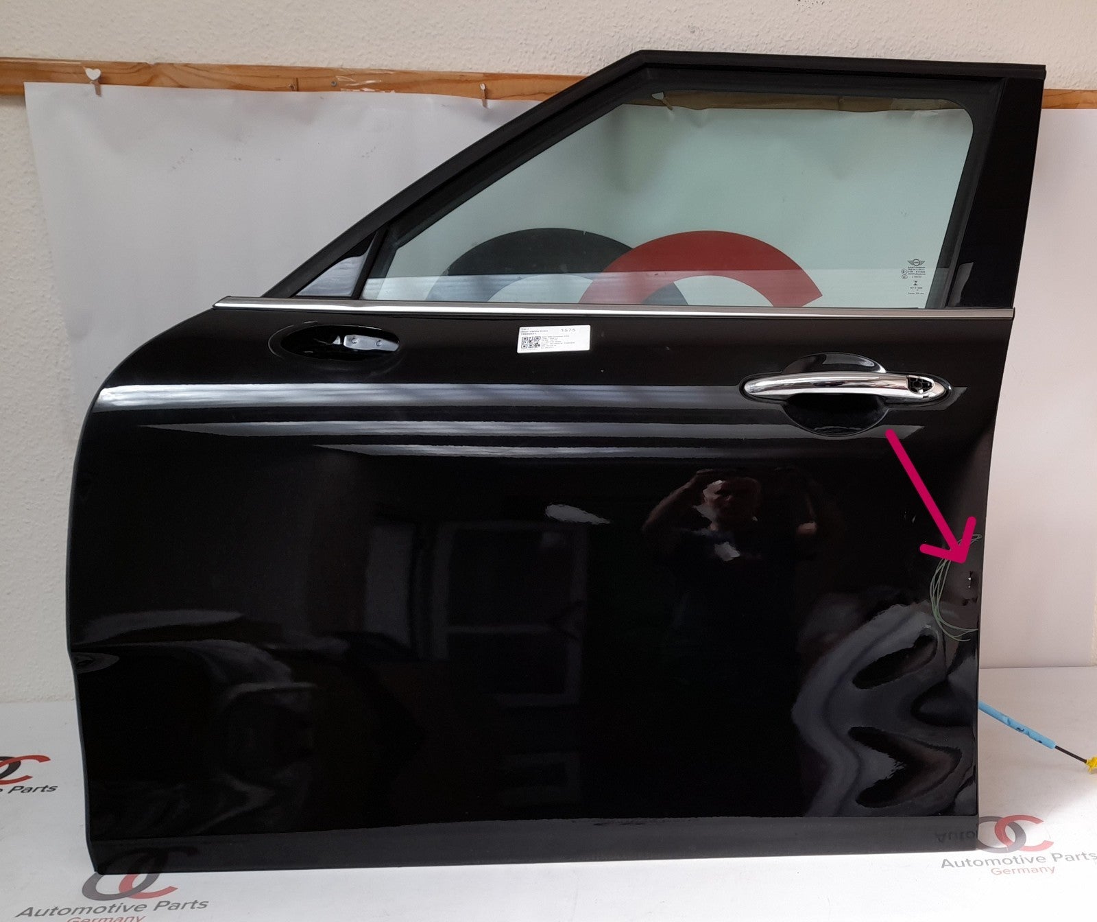 MINI Clubman (F54) Tür vorne links 7462791 midnight-black metallic, left door