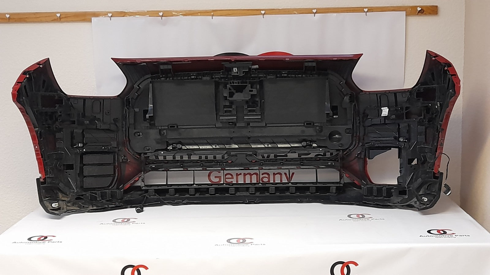 Original Mini Cooper Mini U25 Stoßfänger vorne Stoßstange bumper red PDC