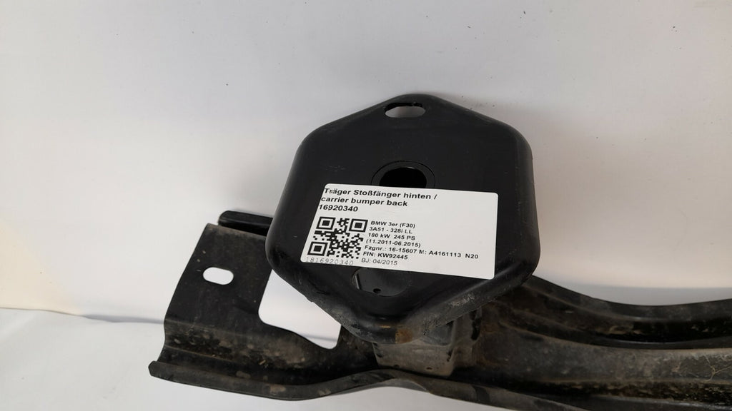 BMW 3er 320i F34 Träger Stossfänger Stoßstange hinten Steuergerät Heckklappe