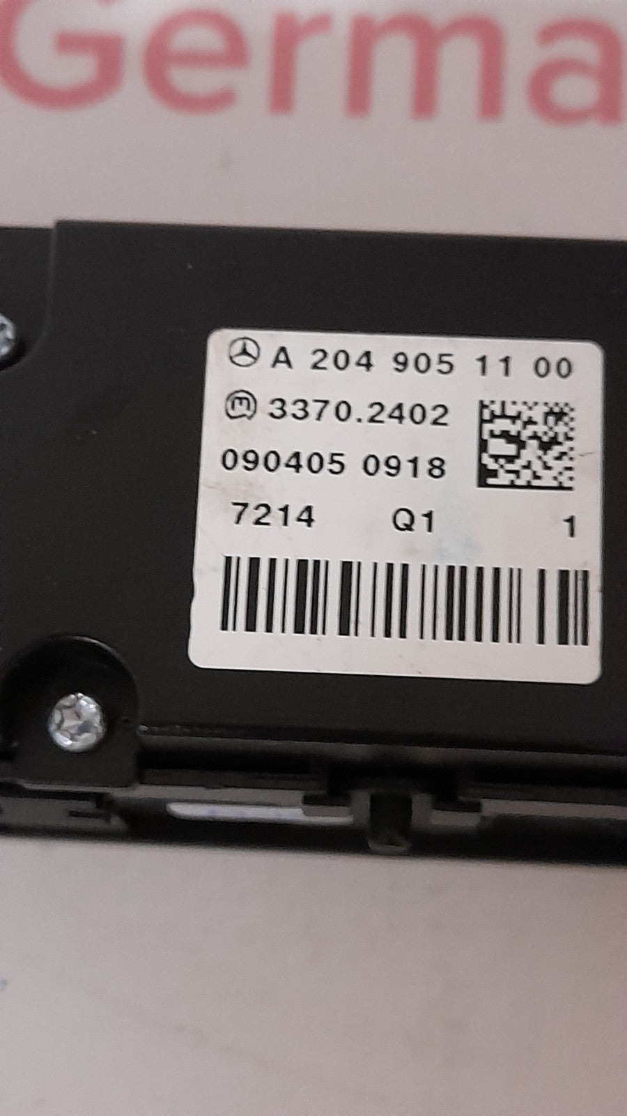 Mercedes S204 W204 C-Klasse Sitzheizung Schalterleiste Parktronik A2049051100