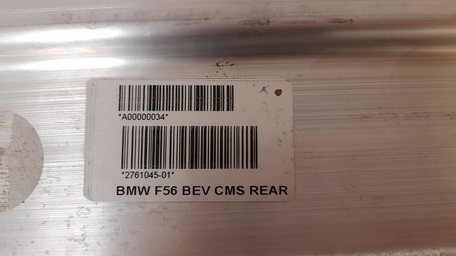 Original BMW Mini F56 F57 Träger Stossfänger hinten 7302552 Carrier, bumper rear [59]