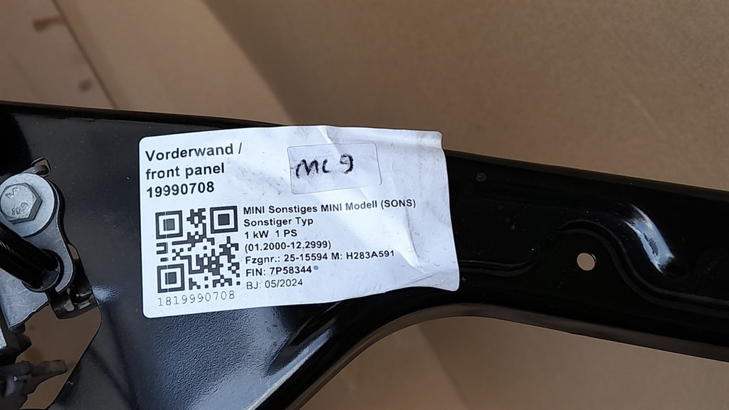 Original BMW Mini Countryman U25 Vorderwand Träger vorne front panel frontträger