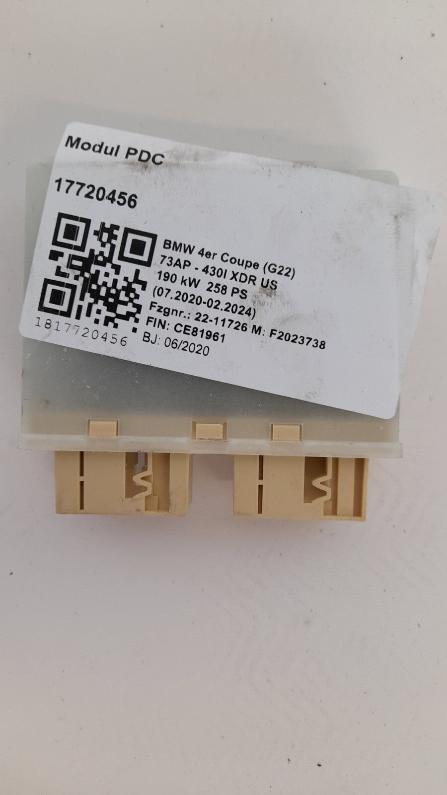 BMW 4er Coupe G22 PDC Control unit Parking Assistant Steuergerät Einparkhilfe