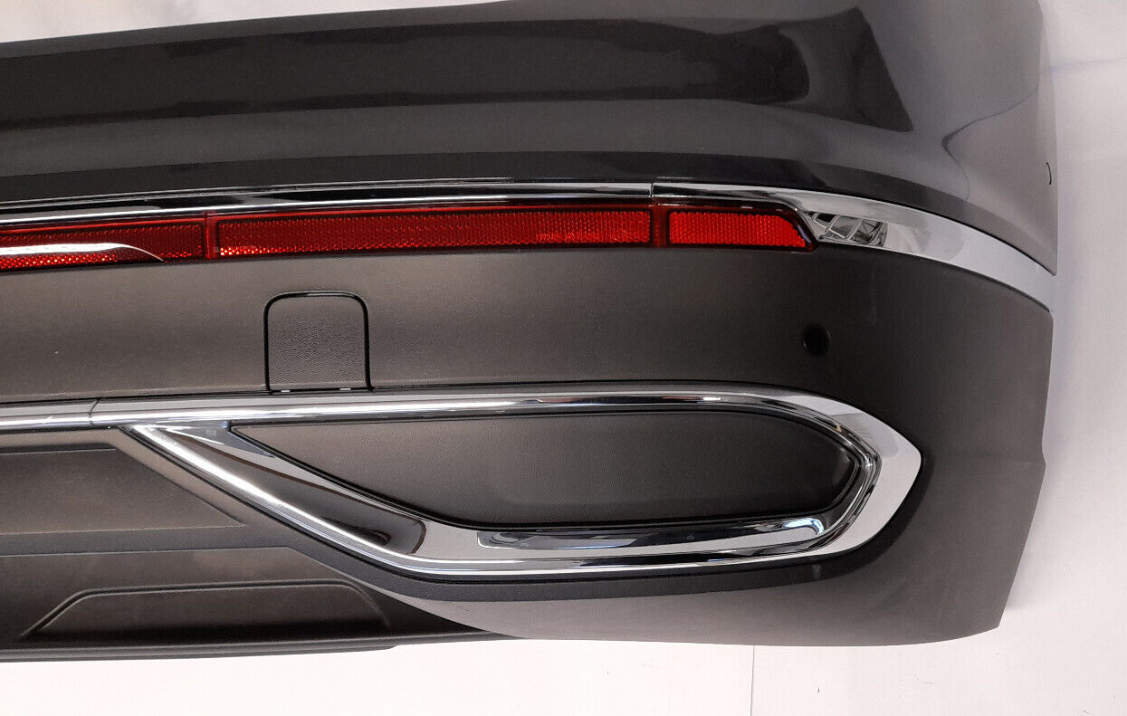 Original VW Tiguan AX1 Facelift Stoßstange Stoßfänger hinten Uranogrey 6 x PDC