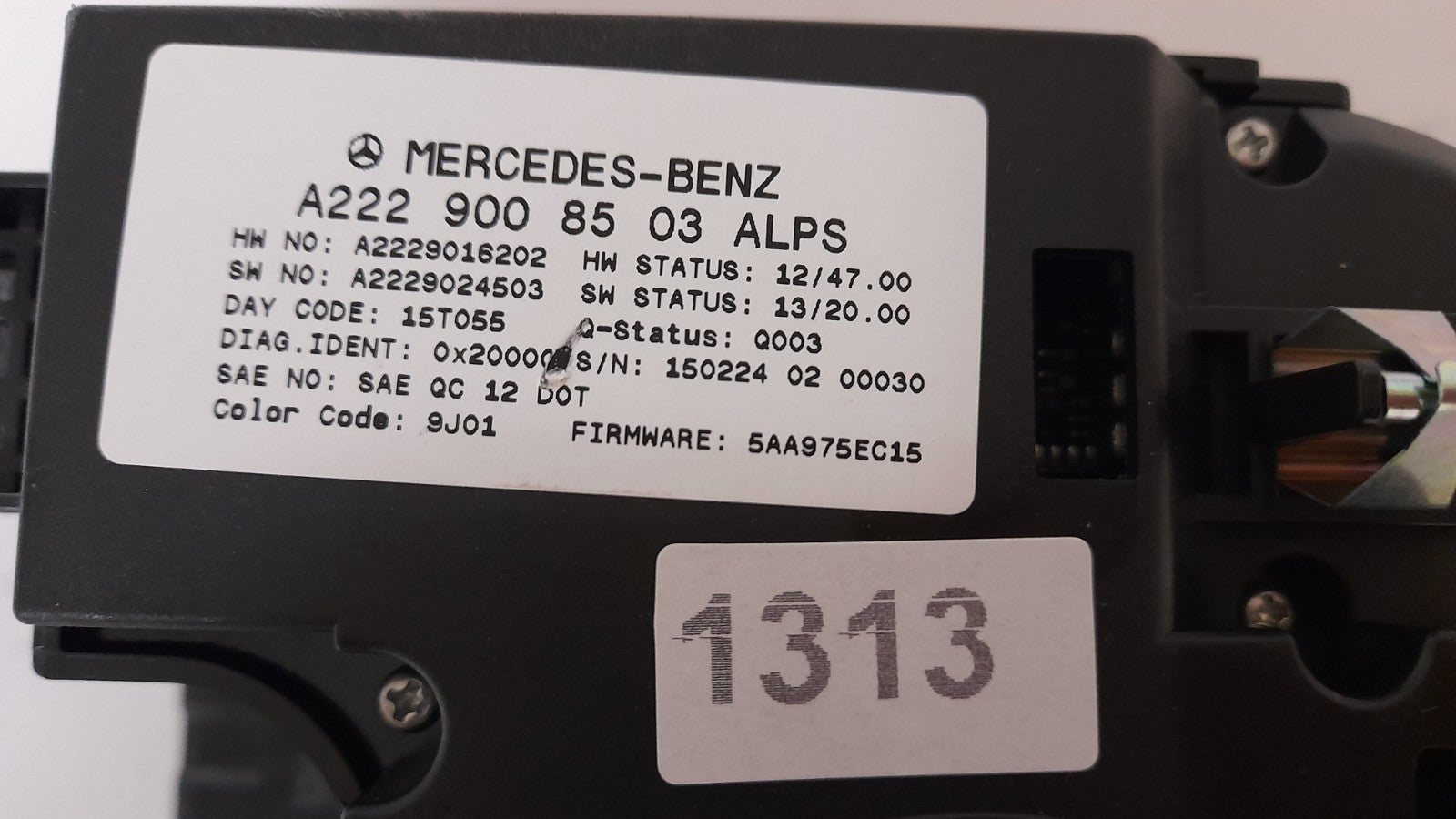 Mercedes Navigation Kontrolle Schalter Panel A2229008503 S-Klasse W217, ; W222 [249]