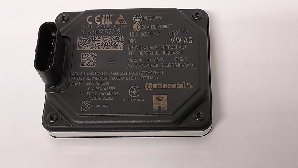 Original VW ID.4 Frontradarsteuergerät Abstandsregelung Radarsensor 1EA907572G