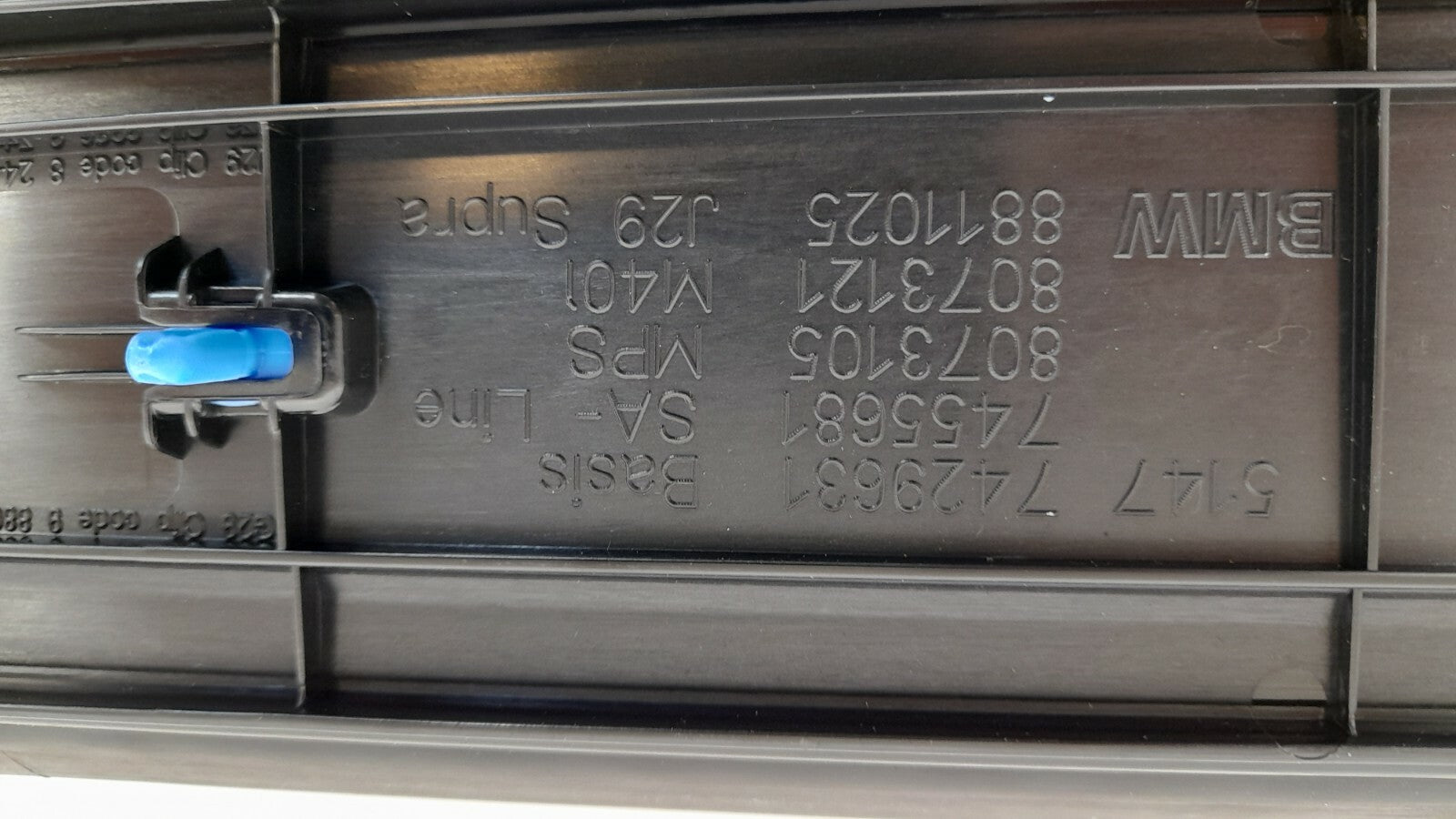 BMW Z4 M40i G29 3.0i  EINSTIEGSLEISTEN SATZ BLENDE DOOR SILLS EINSTIEG links