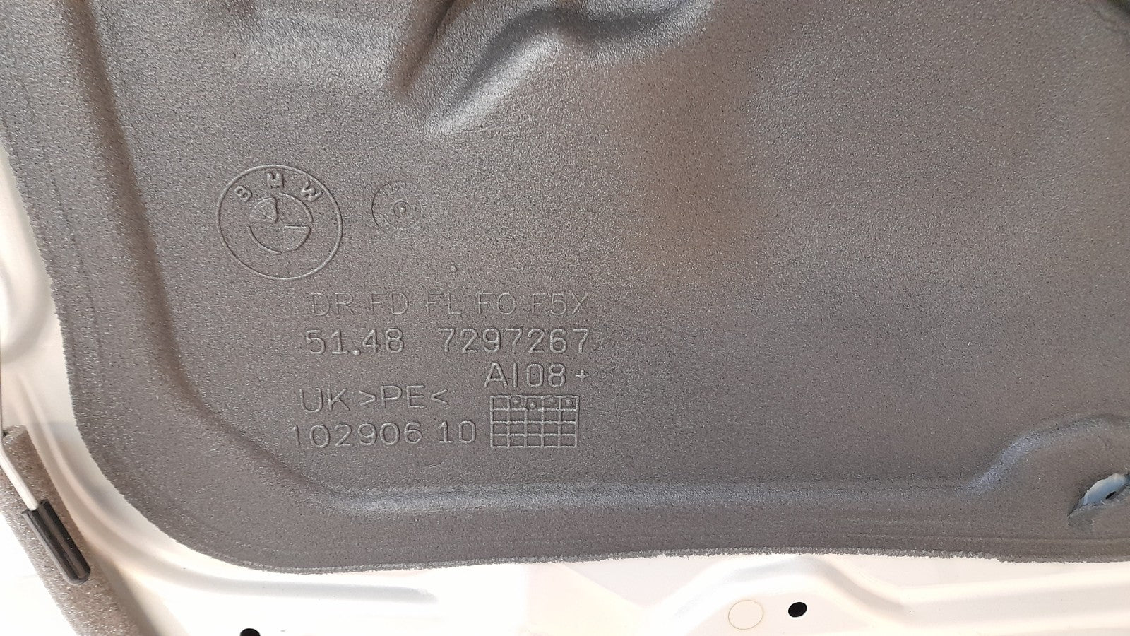 Orig. MINI Cabriolet F57 Tür vorne links white-silver metallic left door 7294265