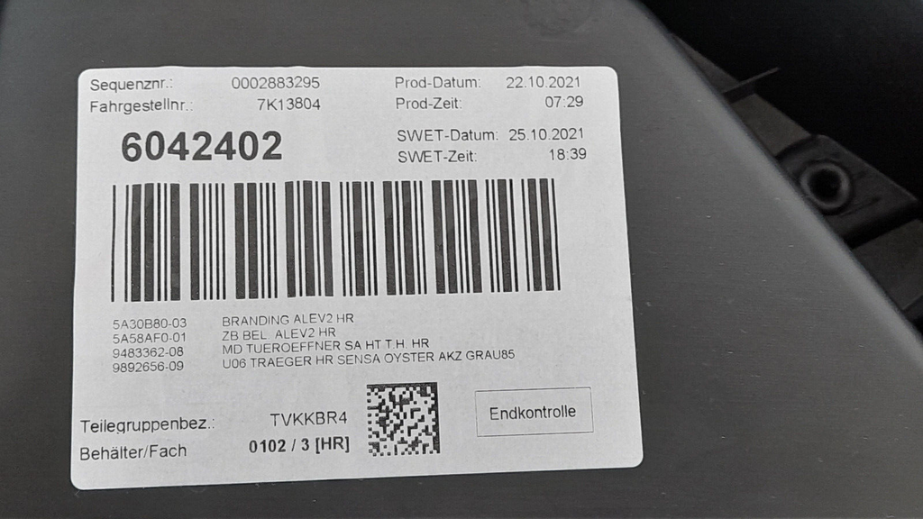 BMW 2er Active Tourer hinten Rechts Leder  Türverkleidung +Harman Kardon Speaker