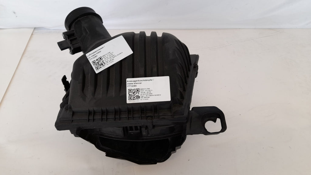 BMW X1 F48  Ansauggeräuschdämpfer Luftfilterkasten luftmassenmesser air filter