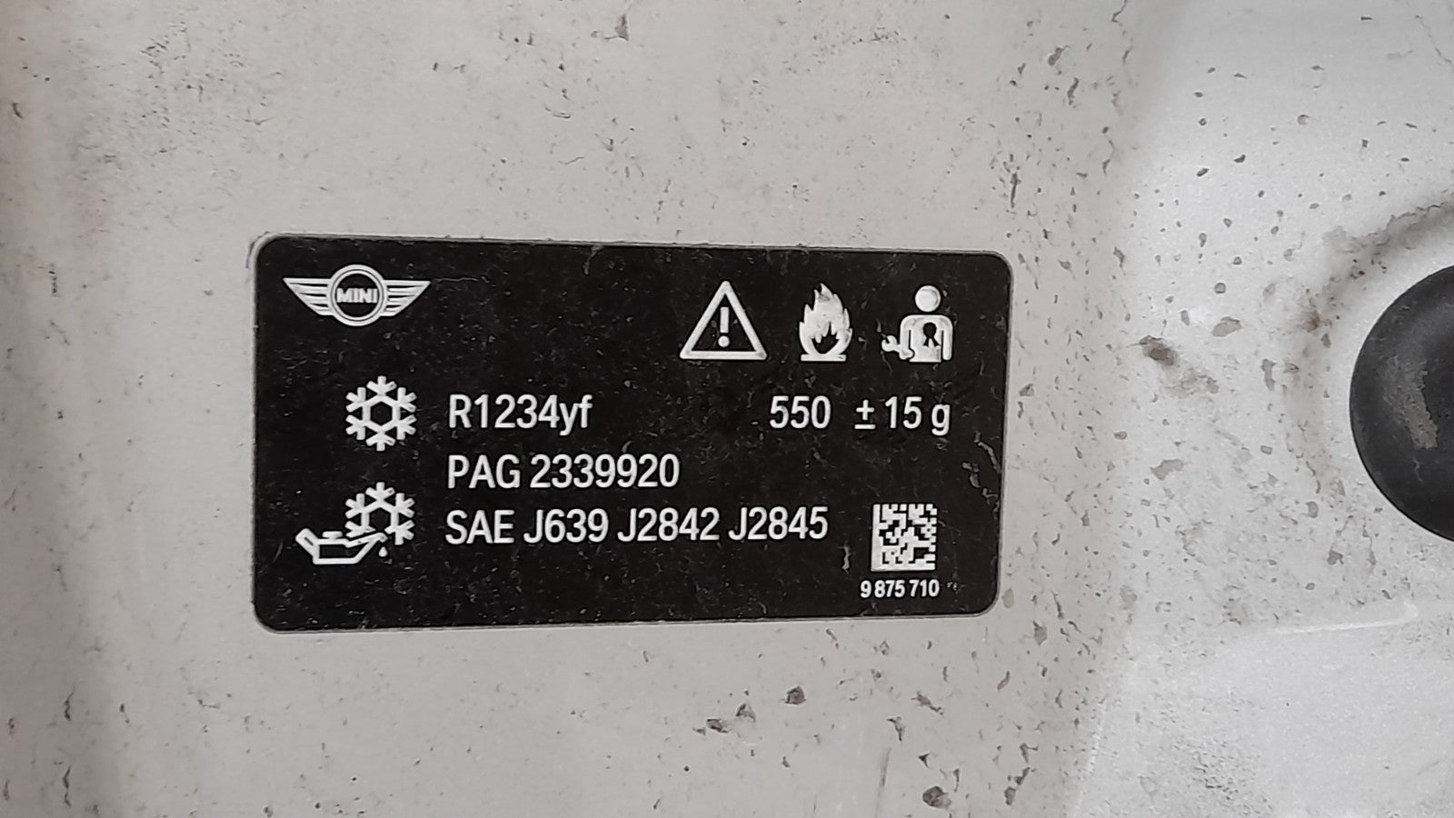 Mini Cooper SE F56 Motorhaube Frontklappe Hood white-silver metallic 8499869 [690]