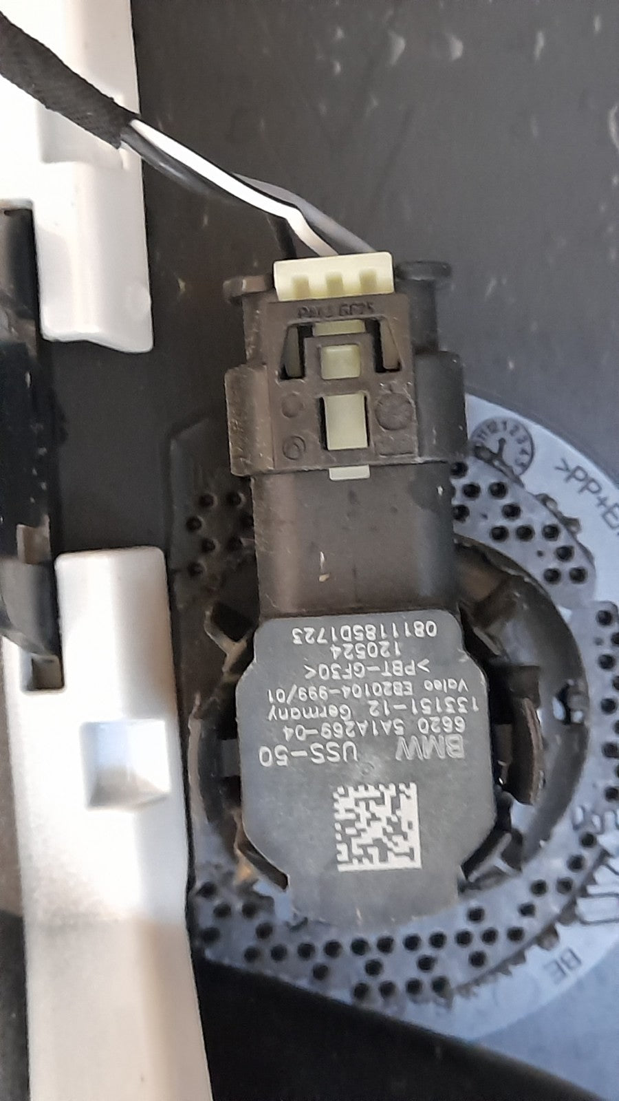 Original Mini Stoßfänger hinten Stoßstange bumper weiß PDC