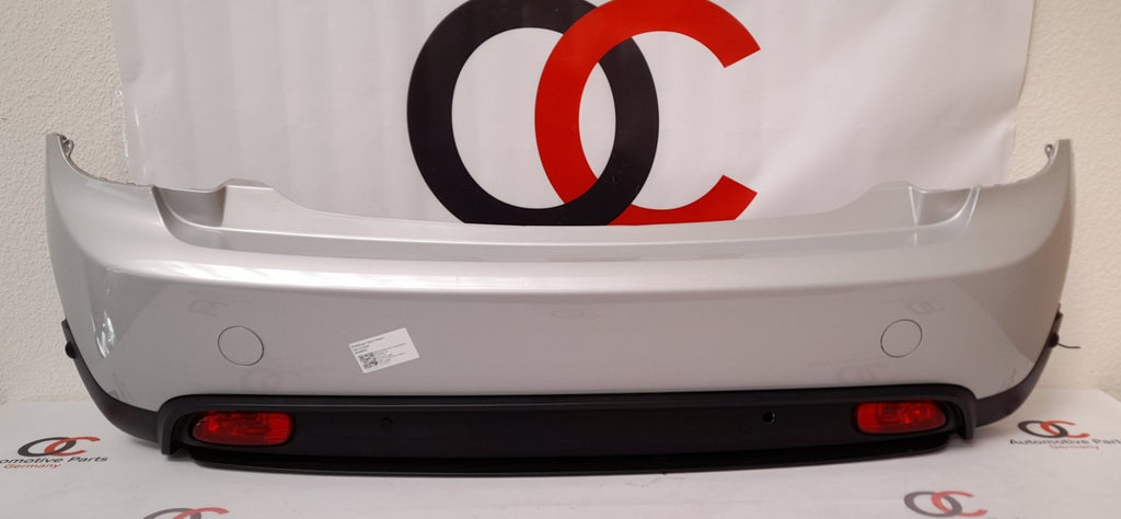 Mini Cooper SE F56 Stoßfänger PDC rear bumper white-silver metallic 7380009