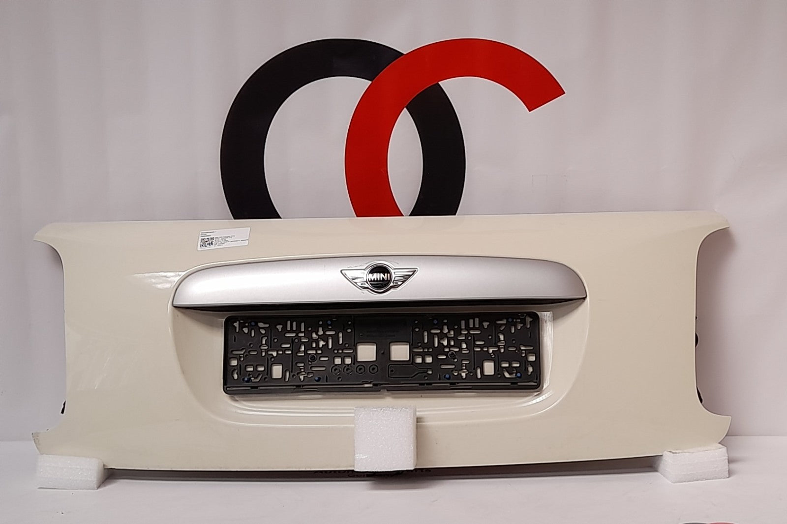 Original MINI Cabriolet F57 Cooper D Heckklappe trunk lid pepper-white 7360368