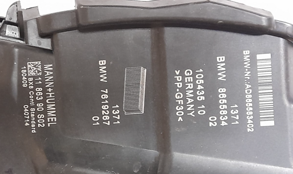 Original BMW  Mini Countryman F60 Ansauggeräuschdämpfer  8655834 mit Luftfilter [290]