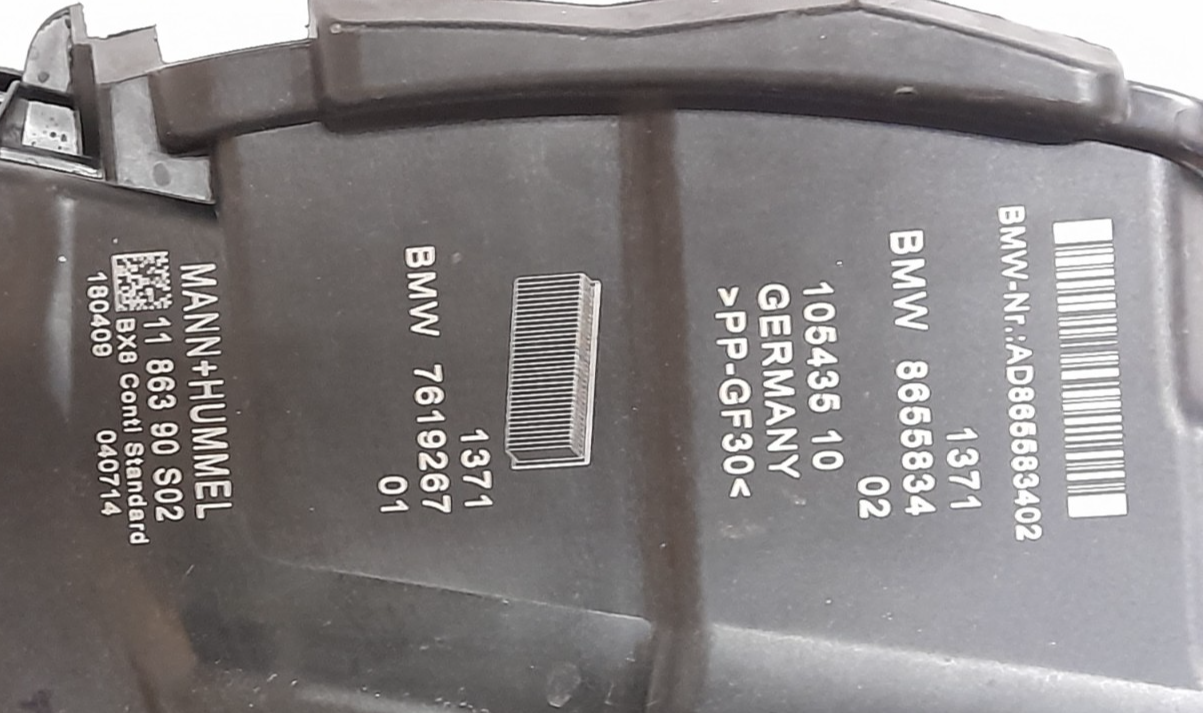 Original BMW  Mini Countryman F60 Ansauggeräuschdämpfer  8655834 mit Luftfilter [290]