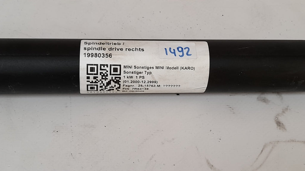 Original Gasdruckfeder Kofferraum für MINI U25 Spindelbetrieb  5A0DEC807 [270]