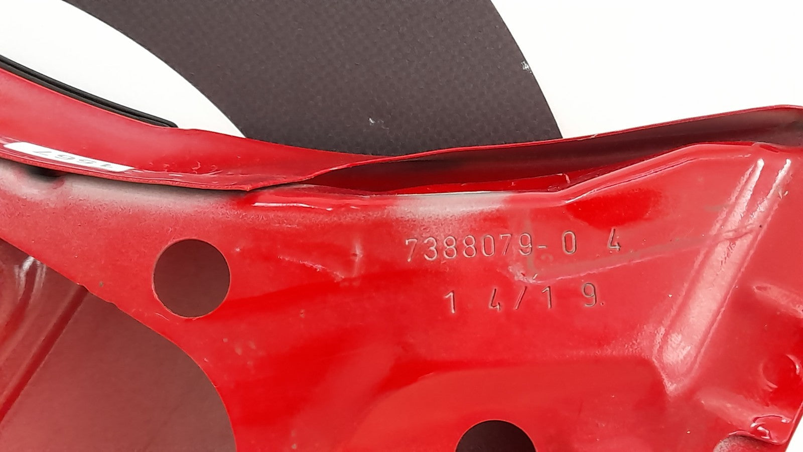 Mini F60 Cooper S Countryman Seitenwand Fender vorne links chili-red 7449377