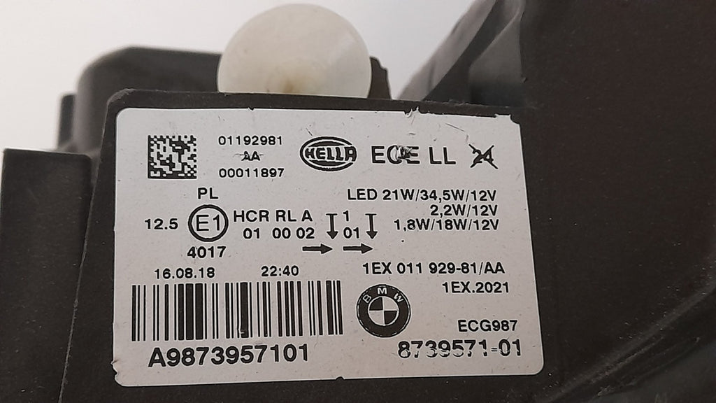 Original BMW1 F20 F21 A9873957101  Links LED Scheinwerfer Headlight