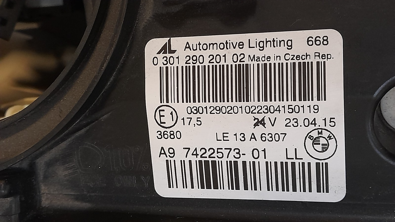 Original BMW 2 F45 F46 7422573-01 Links Scheinwerfer Headlight
