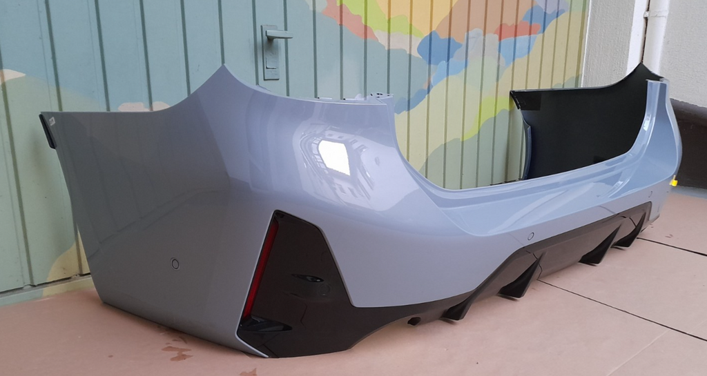 BMW 3er G20 G21 LCI M Paket Stoßstange hinten rear bumper Brooklyngrau 6*PDC