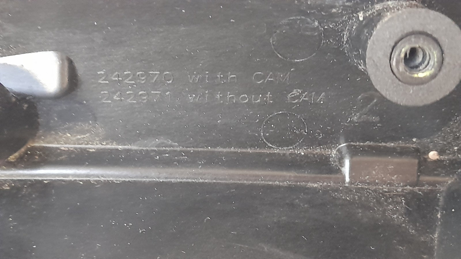 Original  Mini III F55 F56 Chrom Heckklappenbandgriff (Ohne Kamera) 5113-7362121