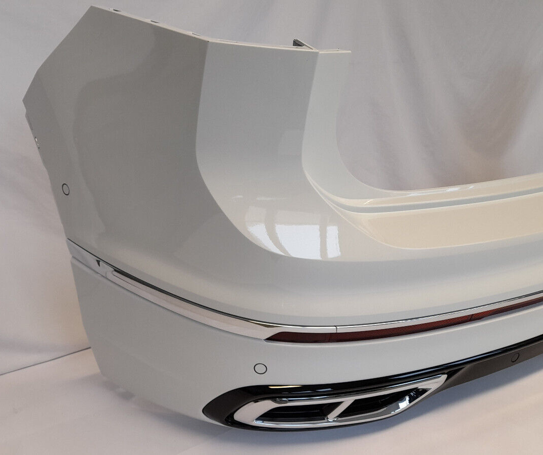 Original VW Tiguan AX1 R-Line Facelift Stoßstange Stoßfänger hinten PureWhiteC9A