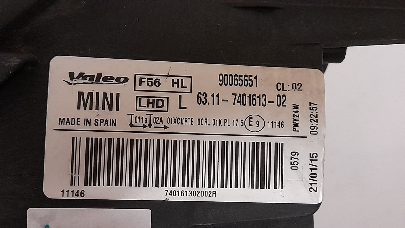 Original BMW MINI F55 F56 VOLL LED 7401613-02 RECHTS Headlight [799]