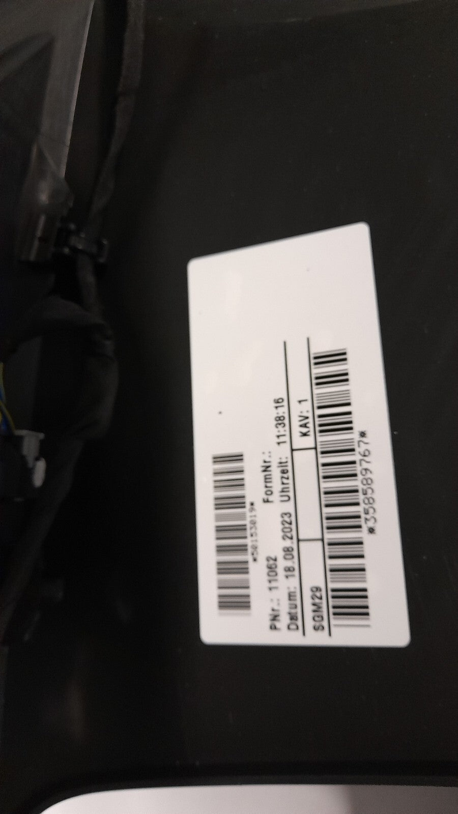 Original VW Tiguan AX1 Facelift Stoßstange Stoßfänger hinten Deepblack C9X