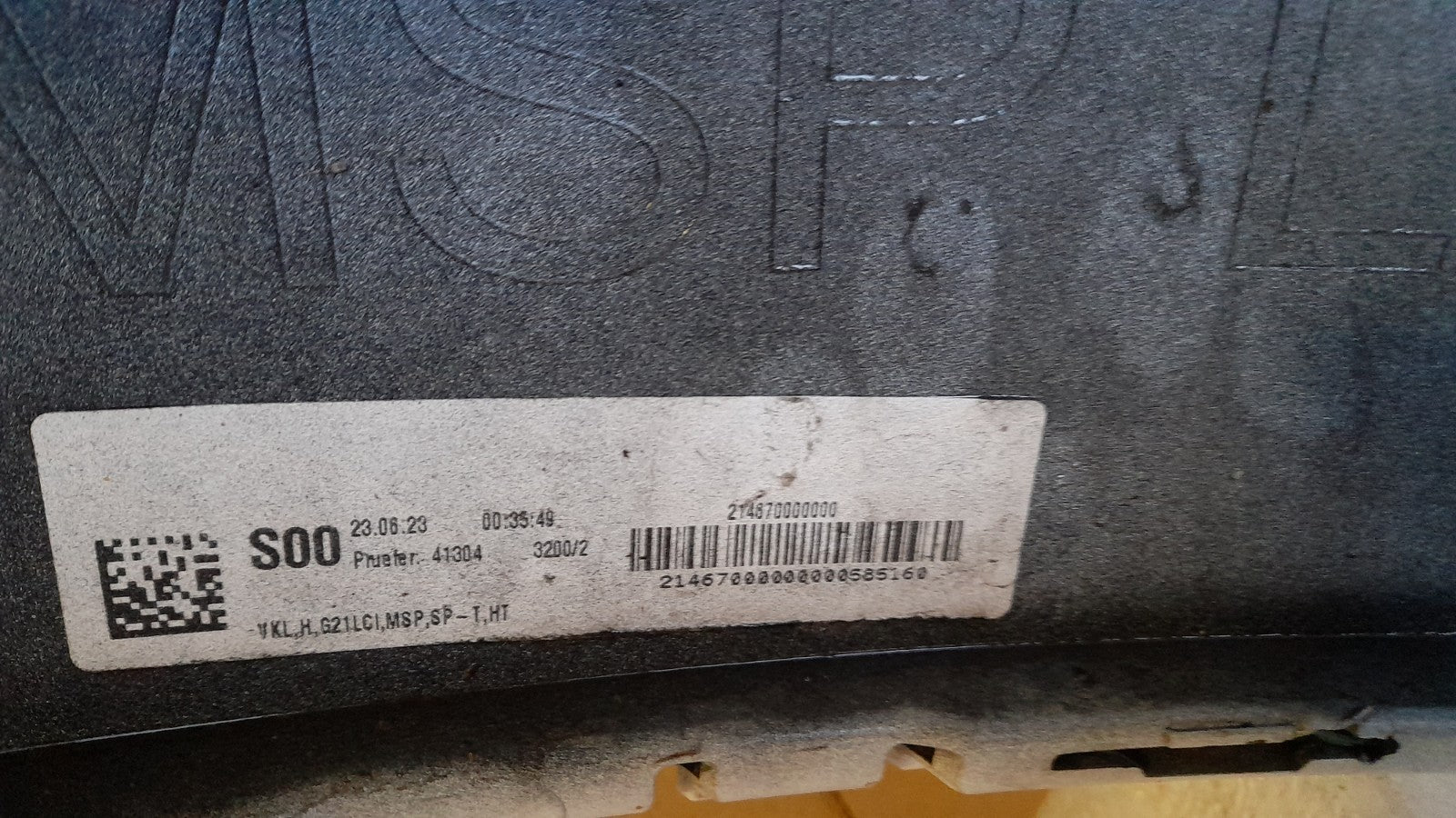 Original BMW 3er G21 Touring LCI M paket Stoßstange Bumper hinten