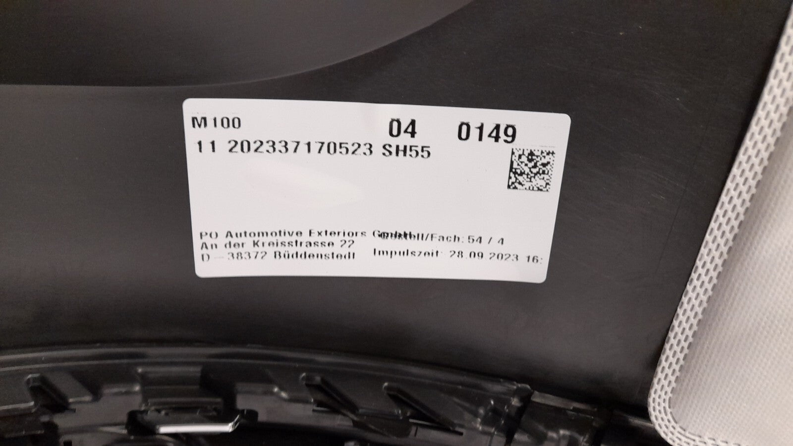 Original VW Tiguan AX1 Facelift Stoßstange Stoßfänger hinten Deepblack C9X 6xPDC