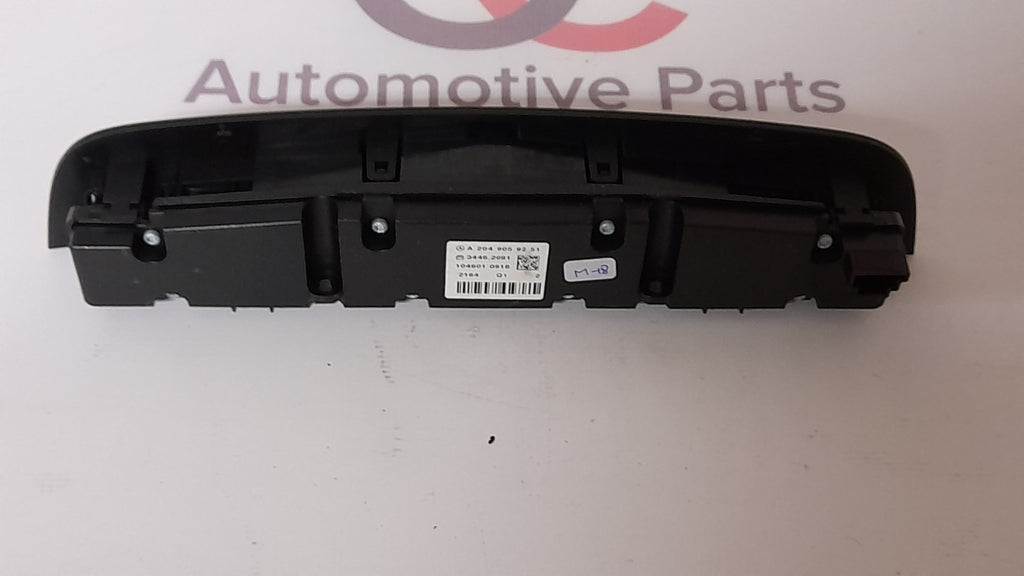 Original MERCEDES-BENZ W204 BEDIENFELD A2049059251 SCHALTERBLOCK SWITCH BLOCK