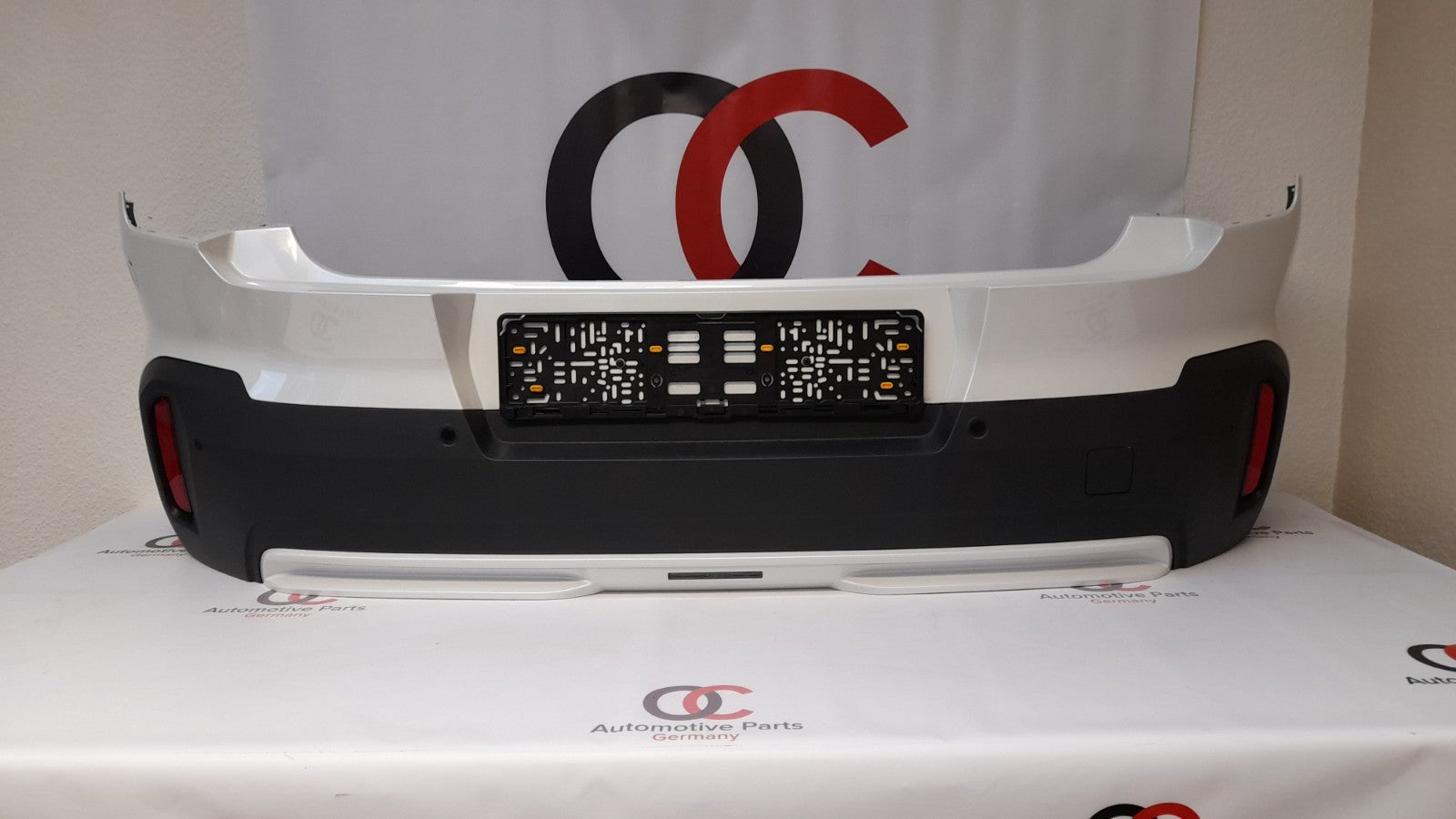 Original Mini Stoßfänger hinten Stoßstange bumper weiß PDC