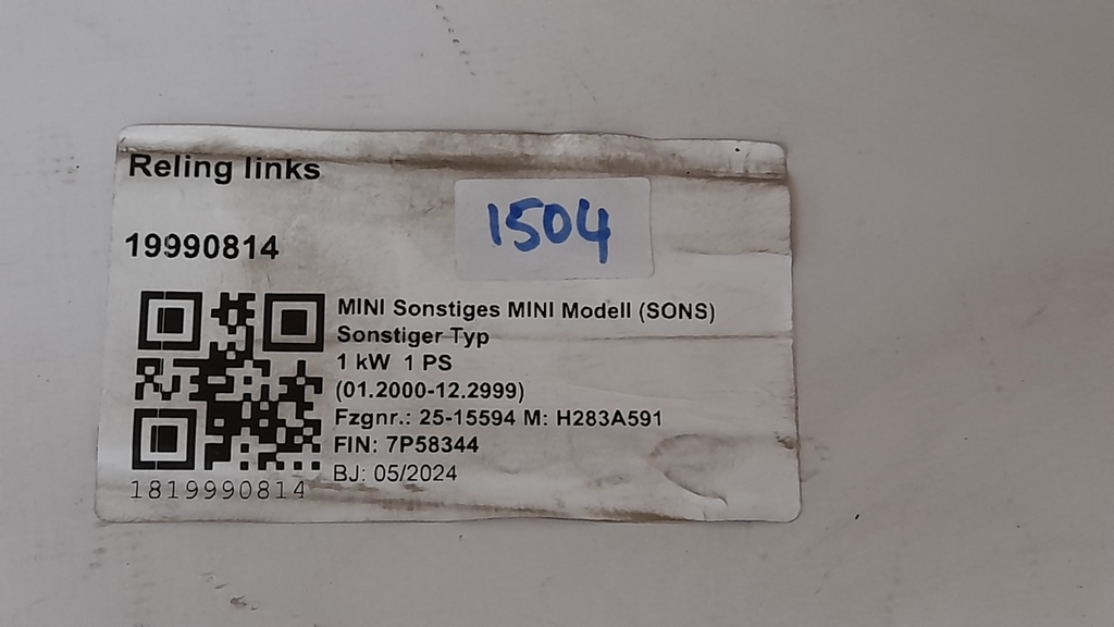 Original BMW MINI Countryman U25 Dachreling 5A21D58 Rechts und 5A21D57 Links