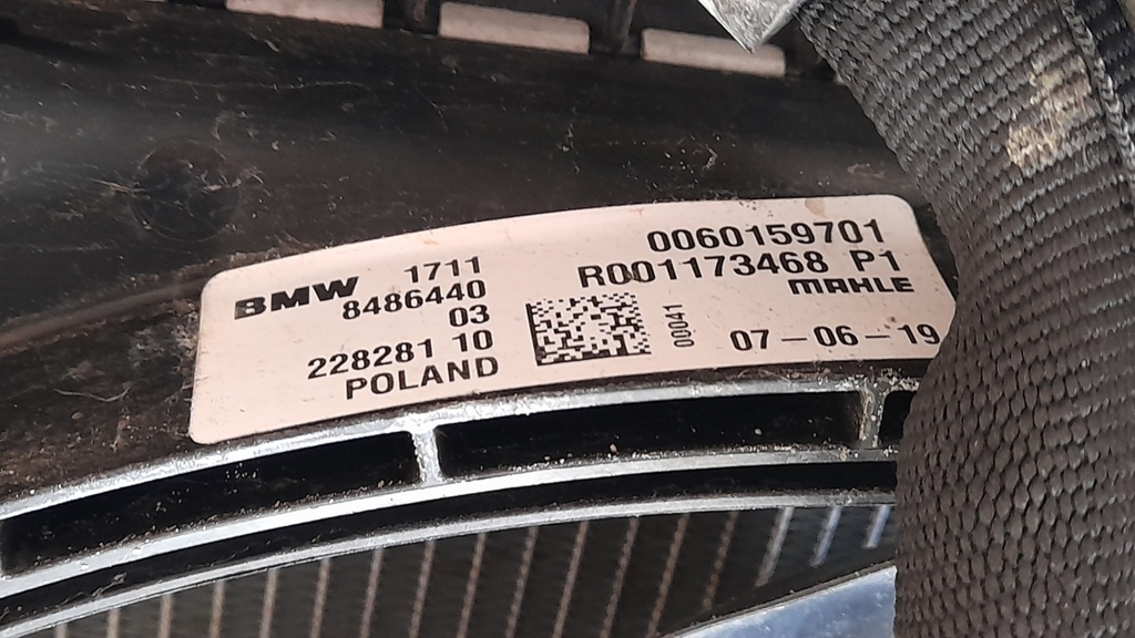 Mini F56 BEV Cooper SE Cabrio F57 Kühlerpaket Kühlerlüfter fan cooler 8486441