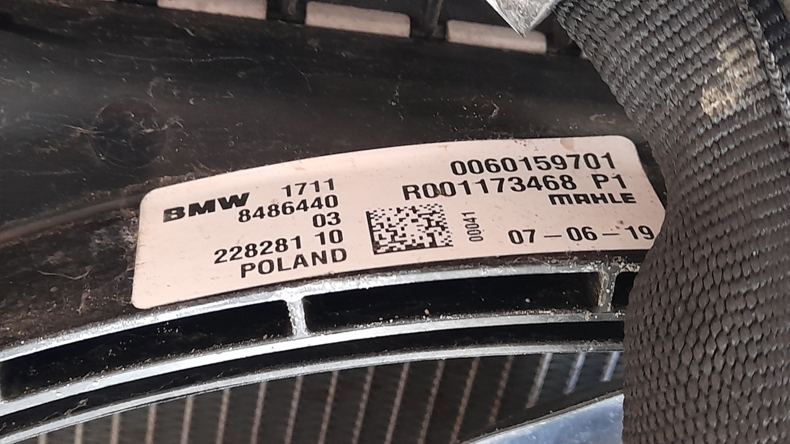 Mini F56 BEV Cooper SE Cabrio F57 Kühlerpaket Kühlerlüfter fan cooler 8486441