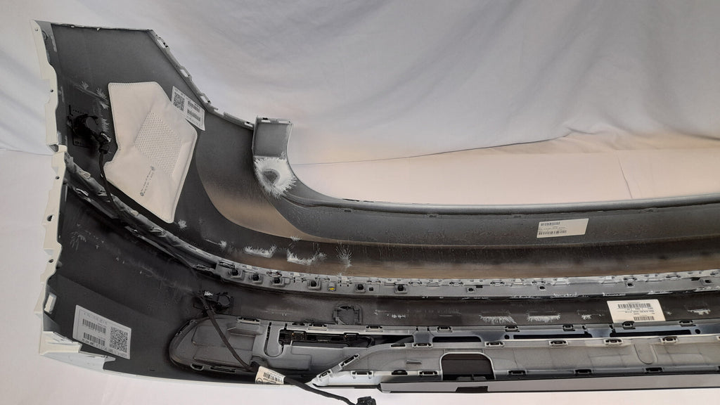 Original VW Tiguan AX1 R-Line Facelift Stoßstange Stoßfänger hinten PureWhiteC9A