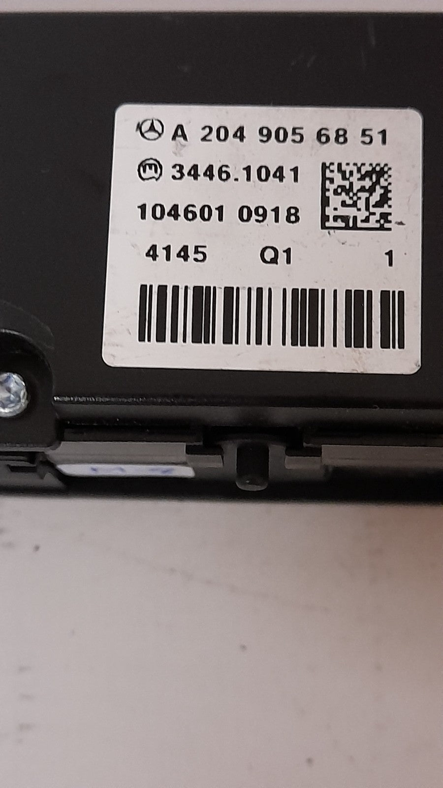 Original MERCEDES BEDIENFELD GLK X204 SCHALTERBLOCK SWITCH BLOCK A2049056851