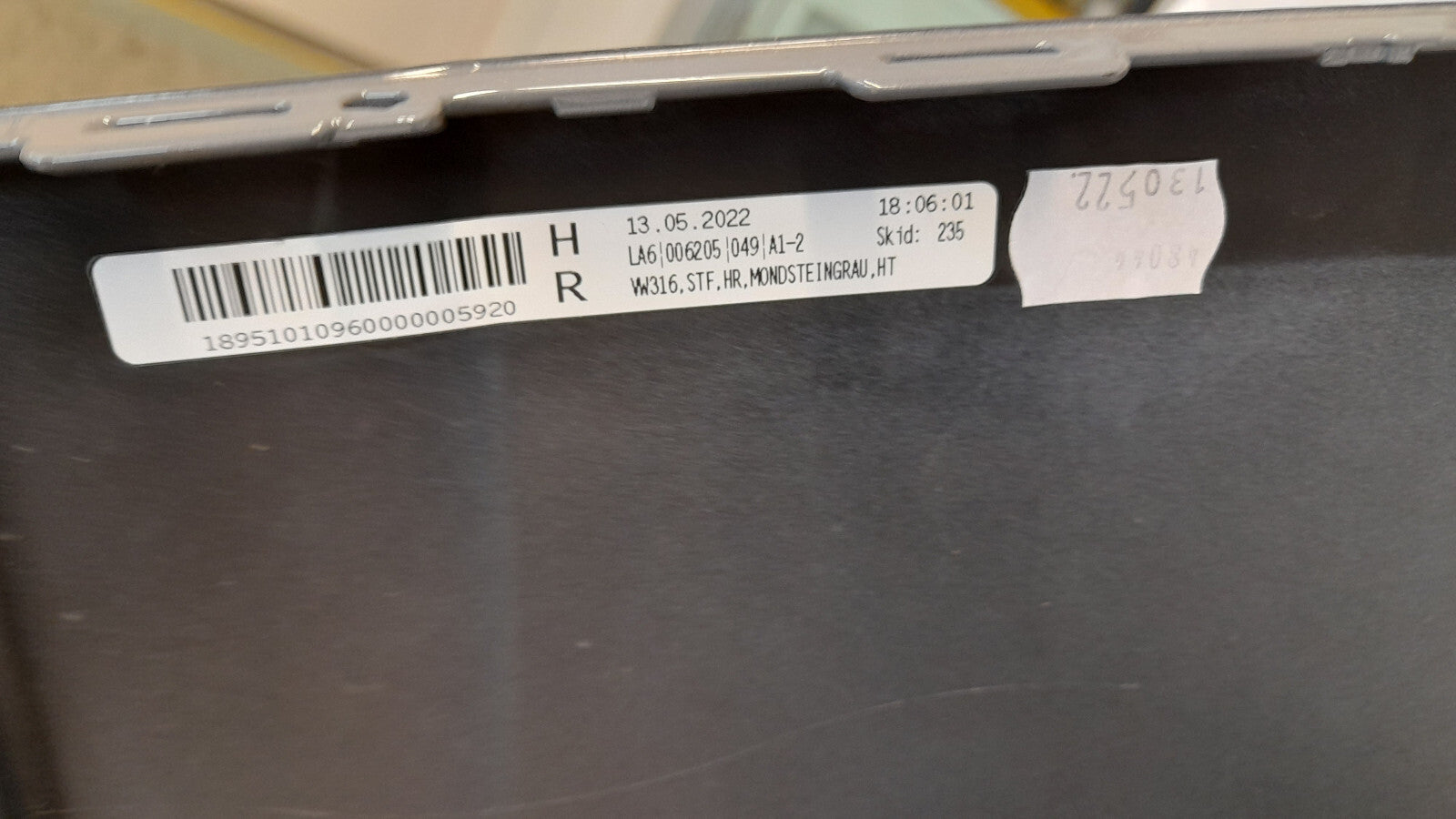 Original VW ID.4 ID.5 Stoßstange Stoßfänger hinten 4 x PDC LA7 Mondsteingrau