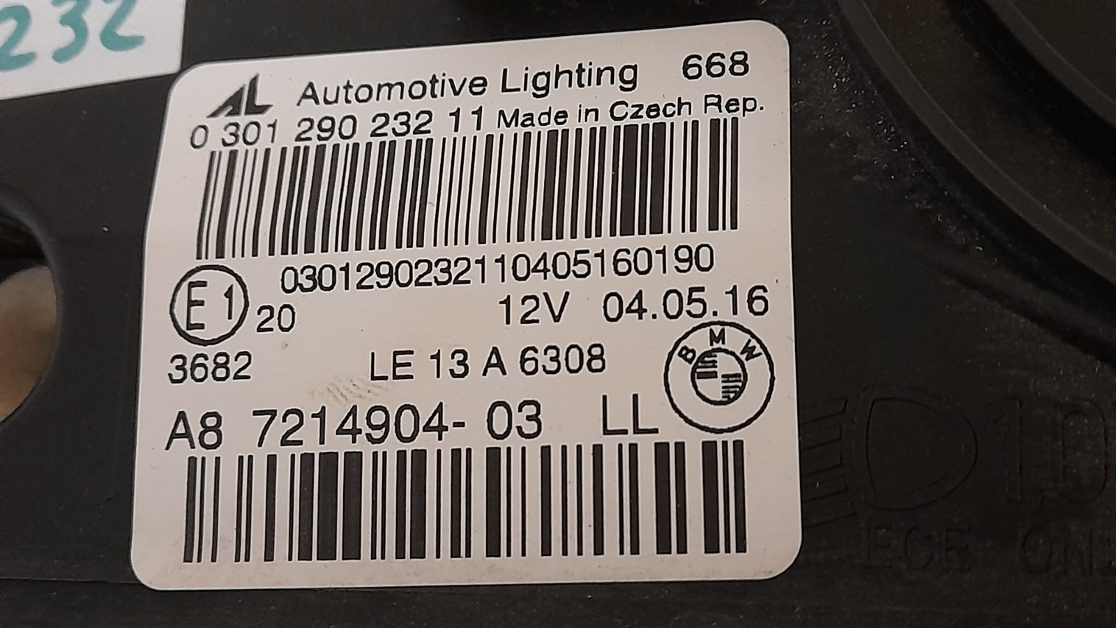 Original BMW 2er F45 F46 Voll LED Scheinwerfer Rechts 7214904-03 LL Headlight