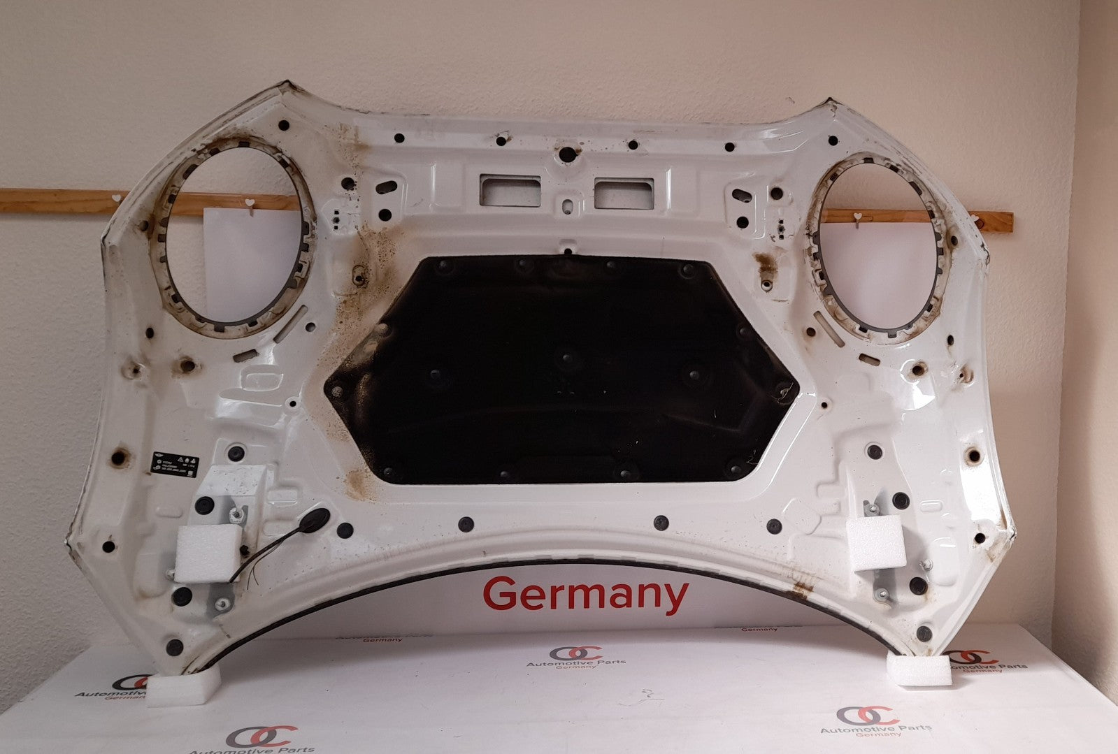 Mini Cabriolet Sport F57 Motorhaube Frontklappe Hood Nanuq White 8499869