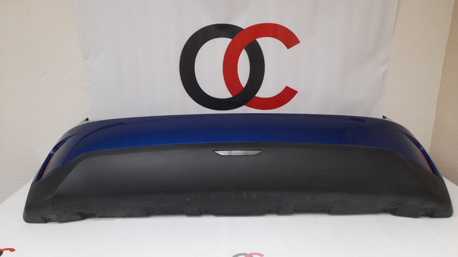Original Mini J01 Cooper SE hinten Stoßstange bumper Blazing blue PDC KAMERA