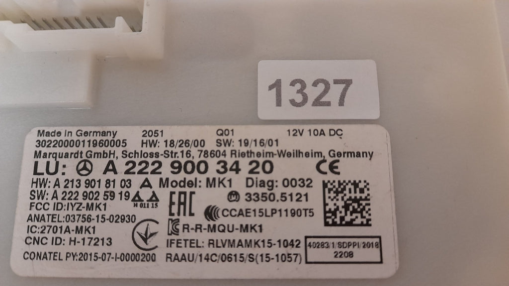 Original Mercedes-Benz EQC W222 Keyless Steuergerät A2229003420