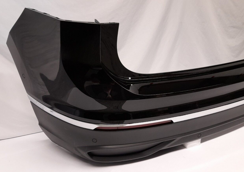Original VW Tiguan AX1 Facelift Stoßstange Stoßfänger hinten Deepblack C9X 6xPDC