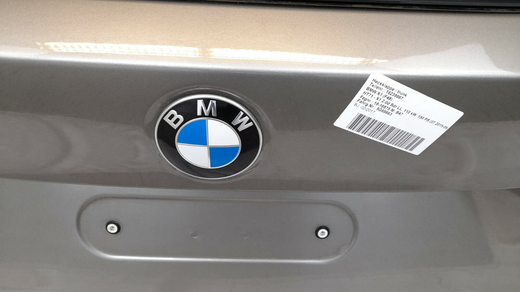 Original BMW X1 F48 2.0d Heckklappe C08 platin silber metallic Trunk 41007350826